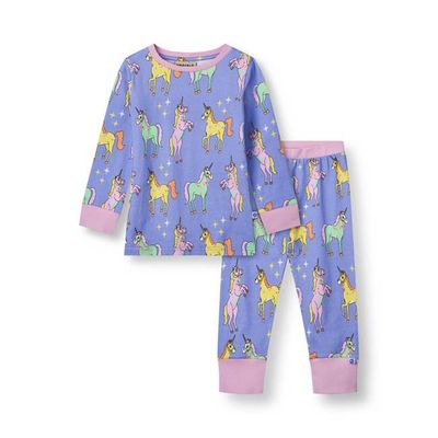 Nightwear set with unicorns