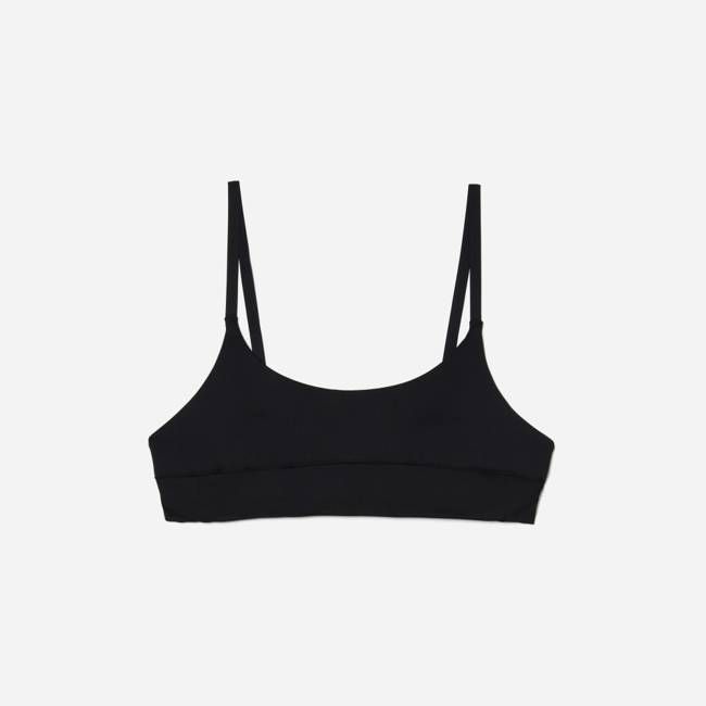 The Scoop-Neck Bikini Top | Black