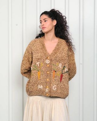 Bulb Knit Cardigan - Jackfruit Carrots