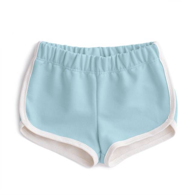 French Terry Shorts - Solid Angel Blue