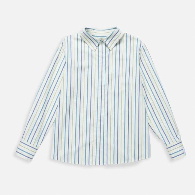 Open Back Collared Shirt