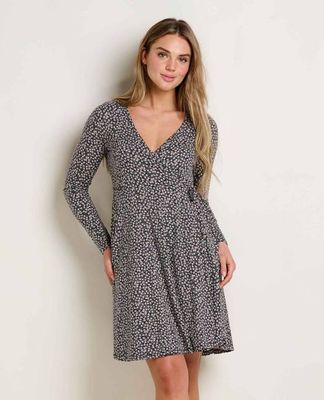 Freesia Long Sleeve Wrap Dress