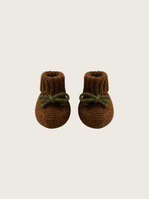 Chestnut Wool Booties