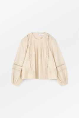 Leaf blouse - Antique beige