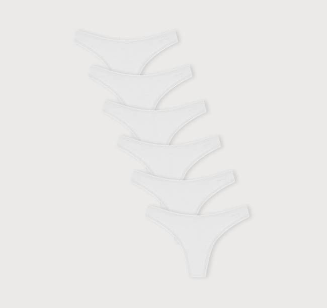 Core Rib Thong 6-Pack