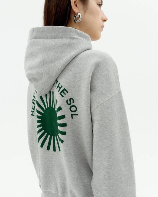Green back sun Valeria hoodie