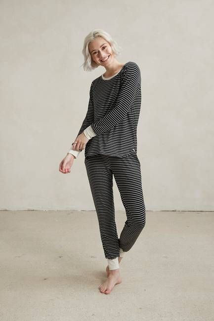 Relaxed Long Sleeve Top + Harem Pant
