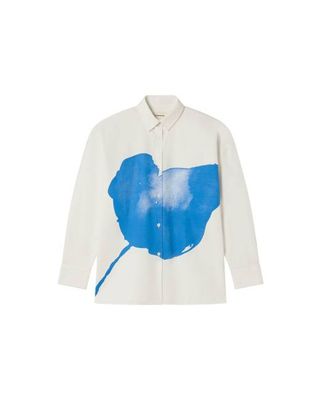 White blouse Flower Juana