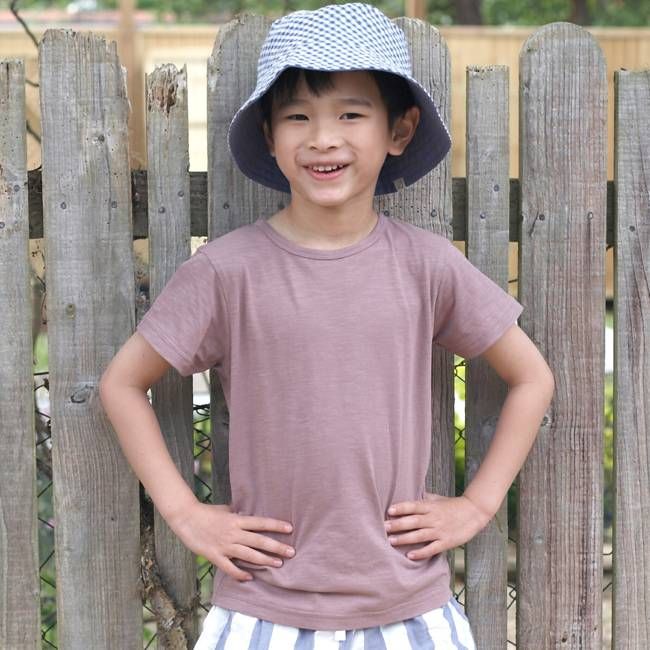 Short Sleeve T-Shirt (Slub) - Soft Brown