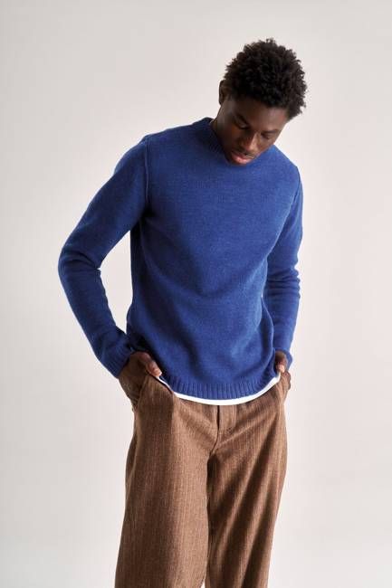 BOBBIE Merino Wool Jumper - Navy