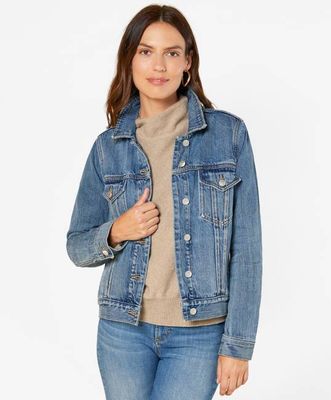 Women's Peacenik Denim Trucker - Outerworn