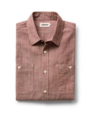 The Foundry Shirt in Brick Chambray