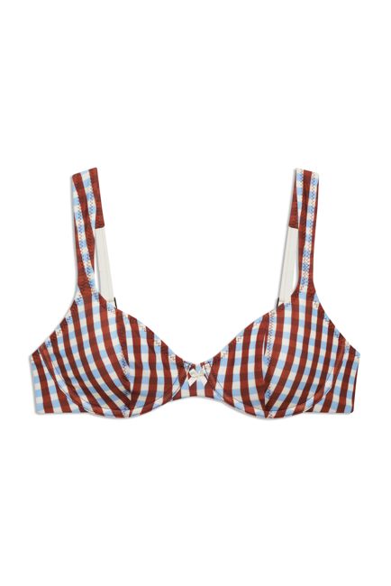 Billie Wire Top in Checkmate