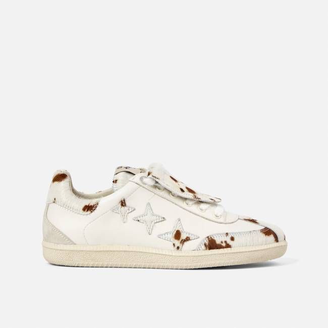 Plus Duke Brown Cow Sneaker - Women's