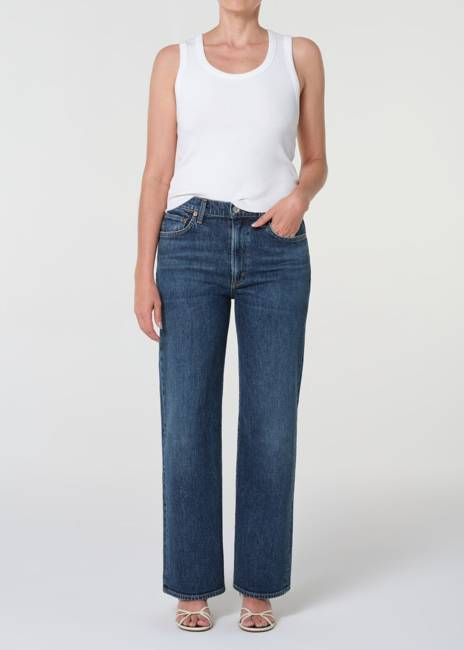 Harper Straight Jean (Stretch) Petite in Tempo