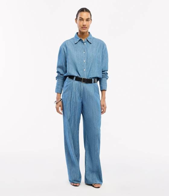 Chambray Shirt | Medium Blue