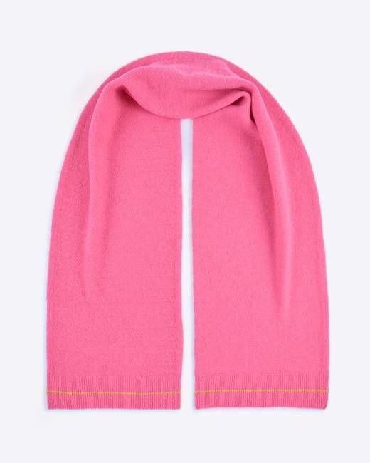 Lowie Alpaca Oversized Pink Scarf