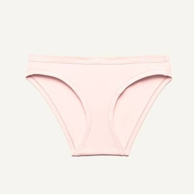 Organic Cotton Low-Rise Bikini in Quartz