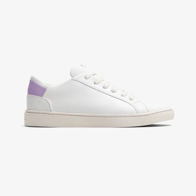 Men's Lace Up | White-Violet Dusk