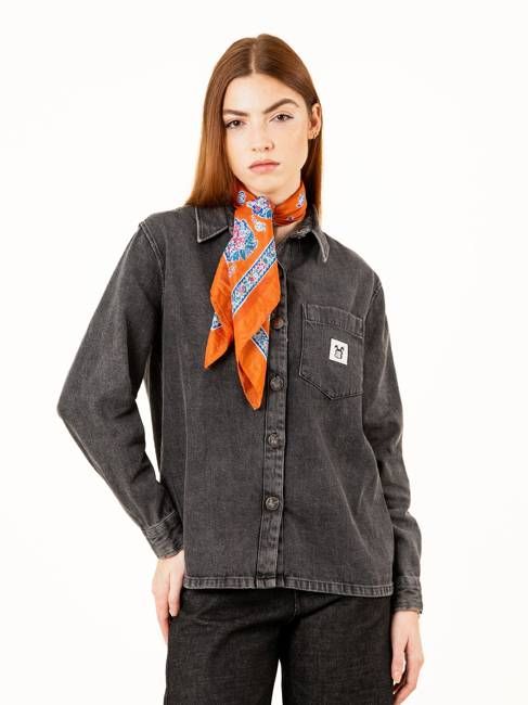 CAMISA PIXIE GREY VINTAGE DENIM