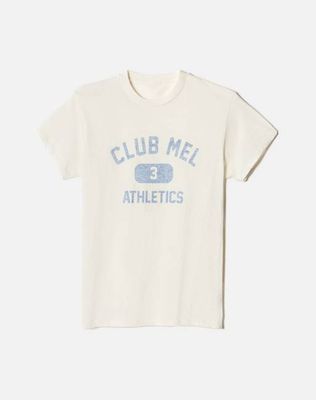Men's Fit Tubular Club Mel Tee - Old White