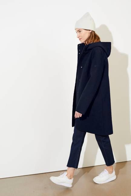 Coat Risana  (Navy)