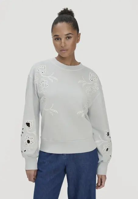 Relaxed BETTER RECYCLING sweatshirt made from pure organic cotton