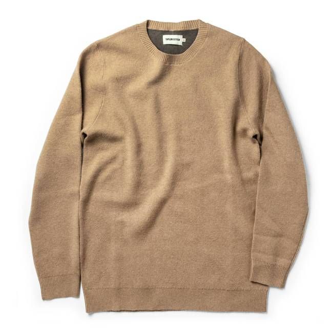 The Double Knit Sweater in British Khaki