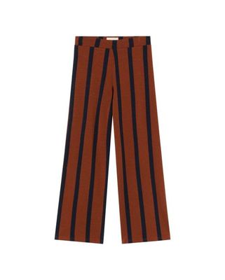 Brown navy stripes Betty pants