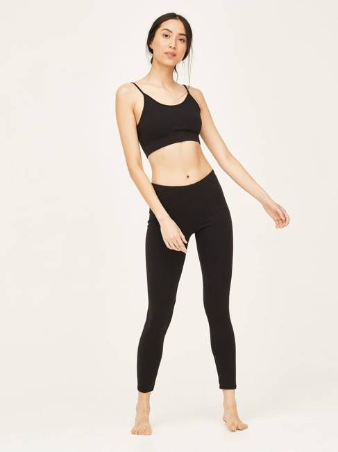 Essential Organic Cotton Leggings - Black