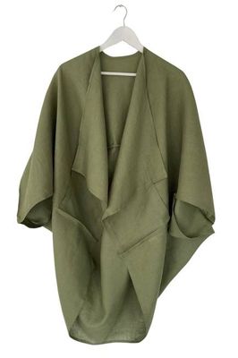 NEW! LINEN Kimono Green Olive