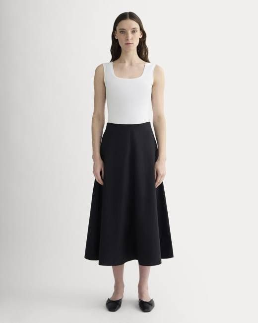 The Form Square-Neck Bodysuit | White