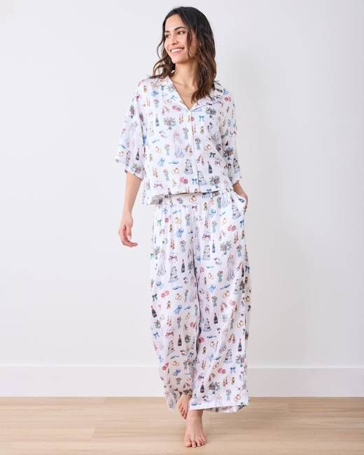 Big Day Bliss - Tall Eco Satin Wildest Dreams Set - Coastal Cloud
