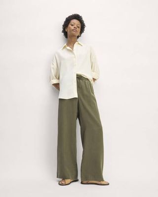 The Wide-Leg Pant in Butterlite | Kalamata
