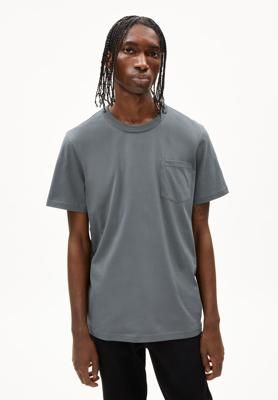 T-Shirts MAARKOS POCKET in space steel by ARMEDANGELS