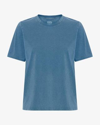 Women Light Organic Tee - Faded Indigo