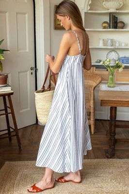 Ladder Dress - Textured Stripes