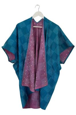 Trudi Poncho Nr. 35 aus Seide im Vintage-Stil Jodhpur Bearbeiten