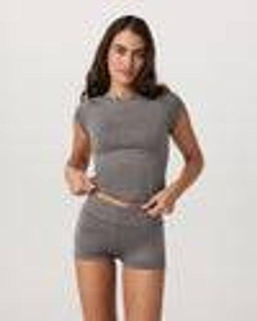 Short Sleeve Halo Baby Tee | Women's Chia Heather Tee | Vuori