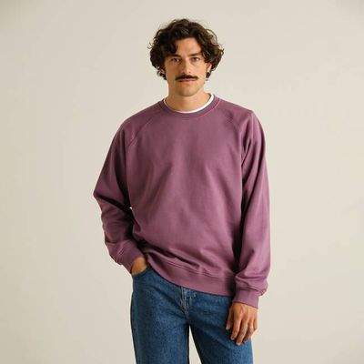 DEDICATED - Sweatshirt Malmö Base Berry Violett