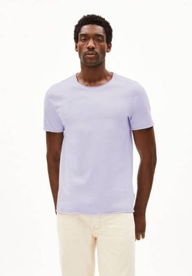 JAAMES BRUSHED T-SHIRT | zartes Flieder