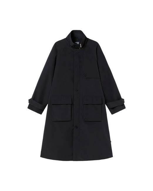 Navy unisex Riley trench coat