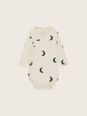 Undyed Midnight Wrap Bodysuit