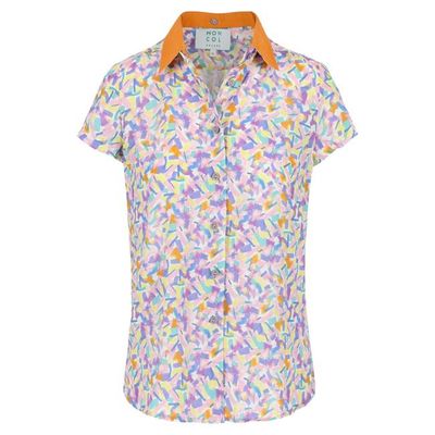 Oase blouse Confetti EcoVero - Last size: 38