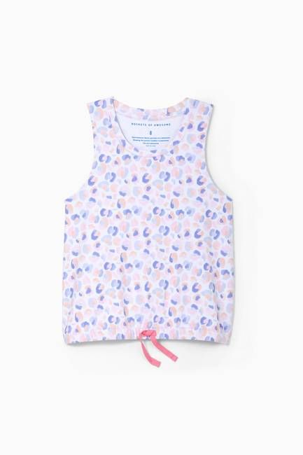 Leopard Tie Top - FINAL SALE