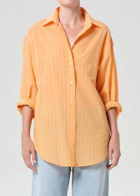 Sona Shirt in Fontana Stripe/Orange Soda