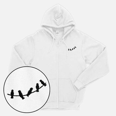 Gathering Bestickter Hoodie mit Reißverschluss (Unisex)