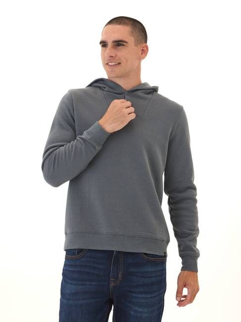 Kieran Triblend Fleece Henley Hoodie