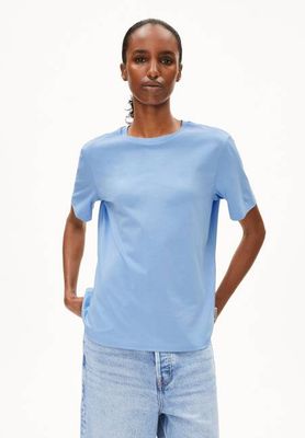 LUALAA T-SHIRT | seidenblau