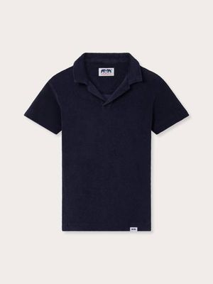 Kids Navy Blue Powell Terry Polo